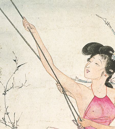 仁寿县-胡也佛的仕女画和最知名的金瓶梅秘戏图
